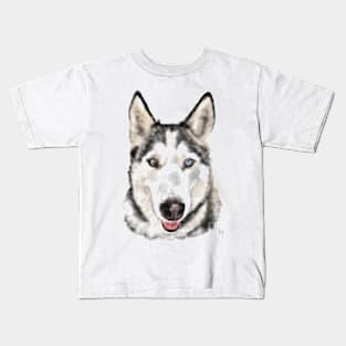 Husky Dog Pooch Pup Kids T-Shirt